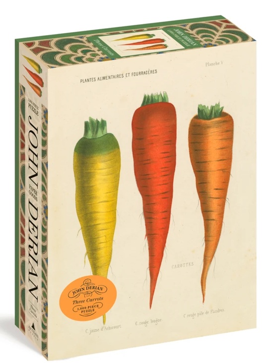 Artisan Other - John Derian Three Carrots 1000 piece puzzle with art image